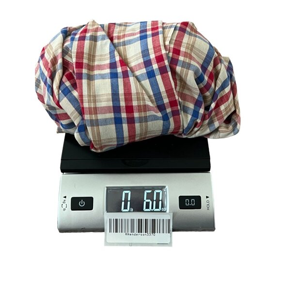 Saddlebred Mens Button Down Shirt Multicolor Large Collared Short Sleeve Plaid - Picture 7 of 7